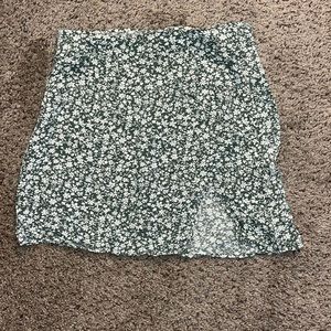SHEIN floral mini skirt